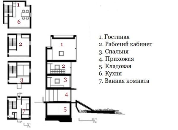 планировка тадао андо 